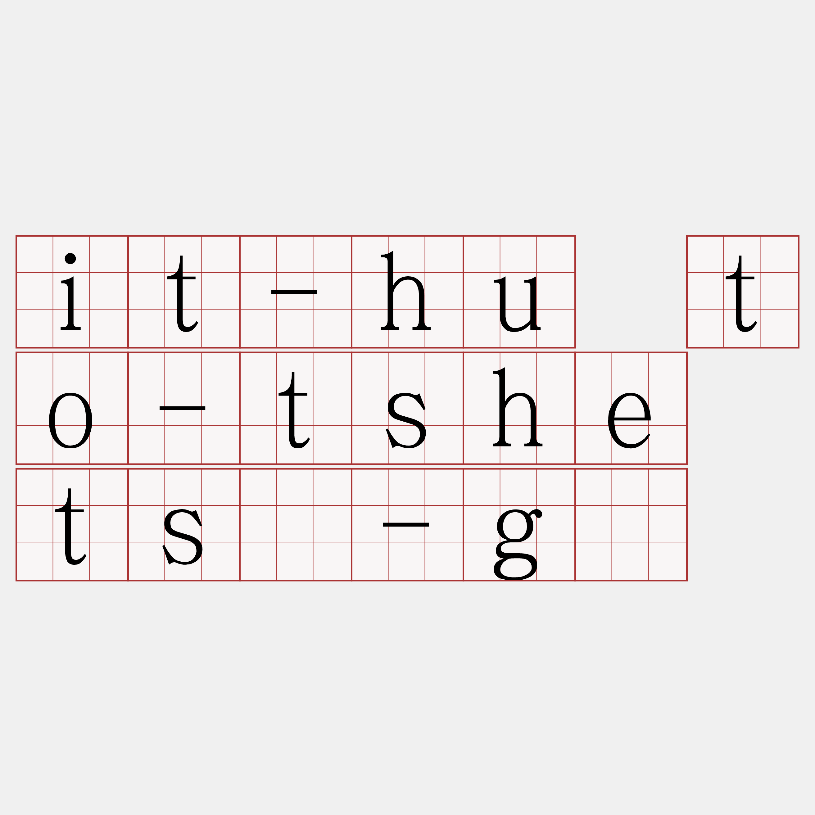 it-hu to-tshe tsú-gī